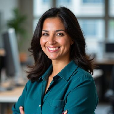 Portrait of Maria Garcia, Senior Repair Specialist.