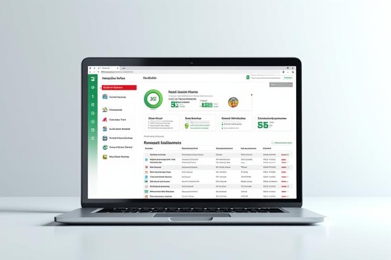 A detailed AI PC health report displayed on a laptop screen